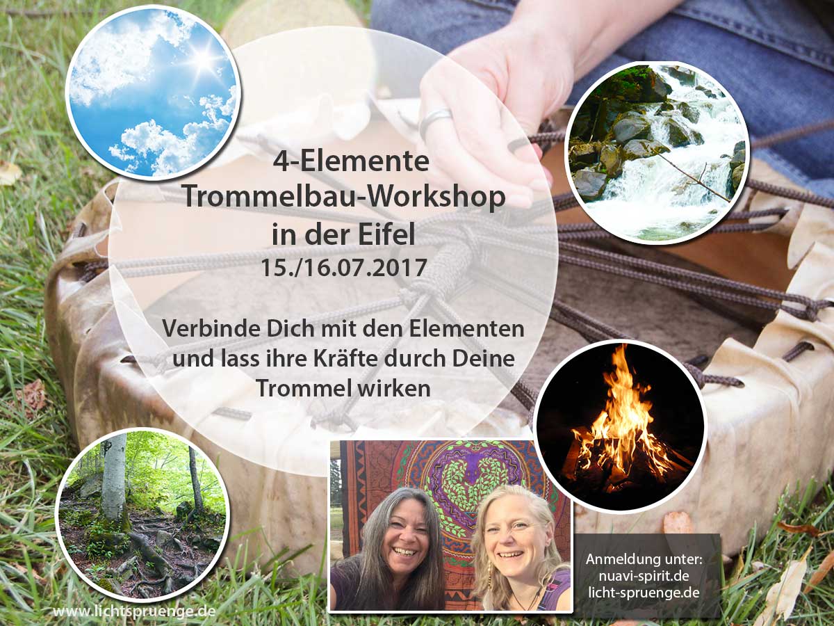 4-Elemente-Trommelbau-Workshop